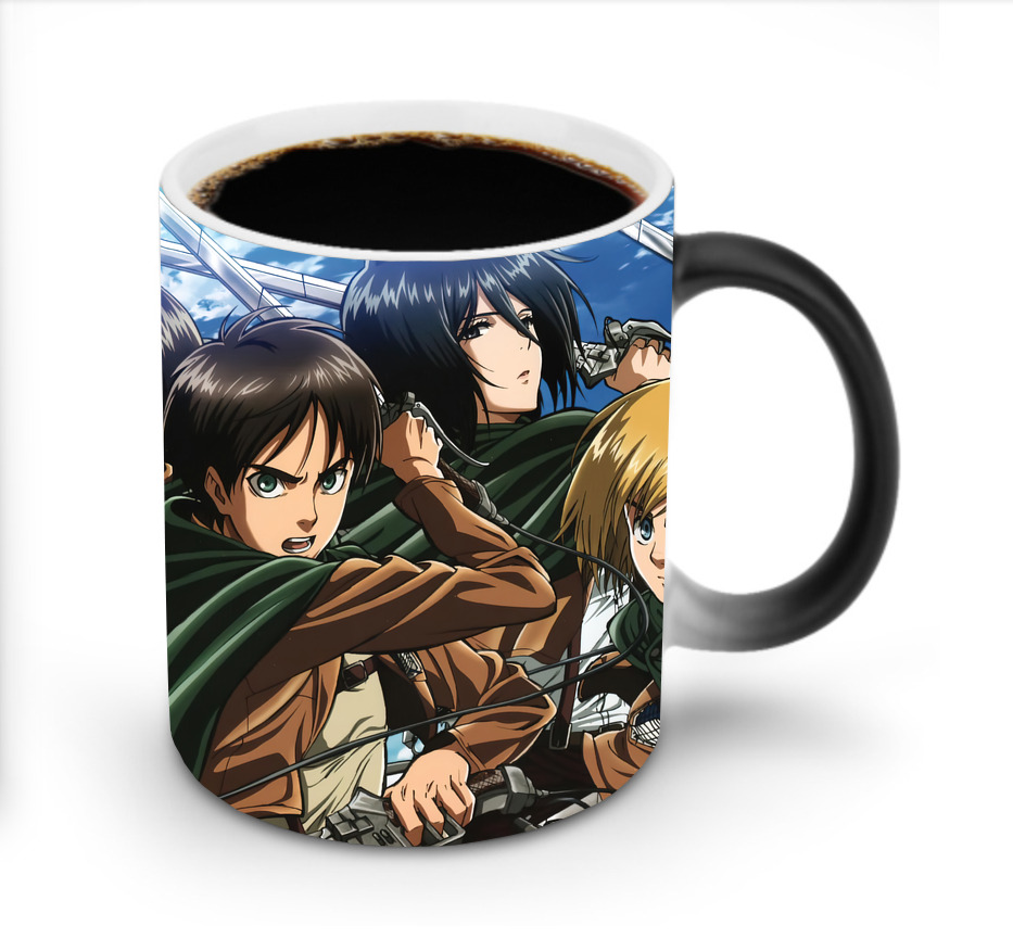 （画像用） 進撃の巨人 Attack on Titan 温度変色マグカップ