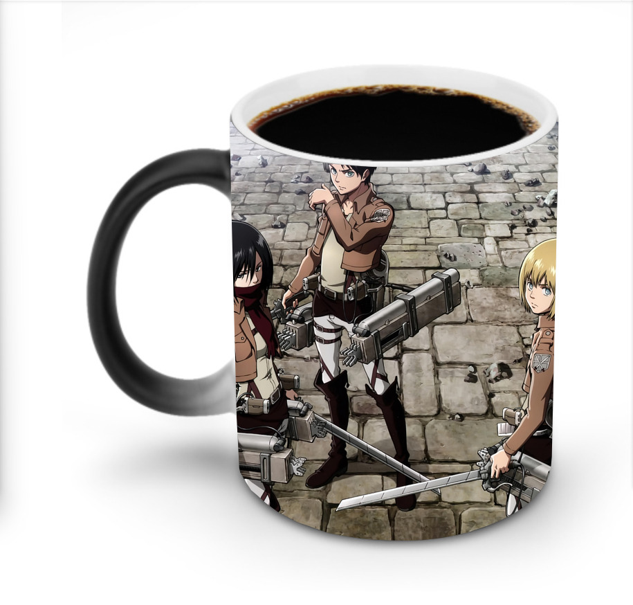 （画像用） 進撃の巨人 Attack on Titan 温度変色マグカップ