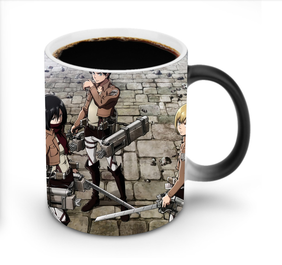 （画像用） 進撃の巨人 Attack on Titan 温度変色マグカップ
