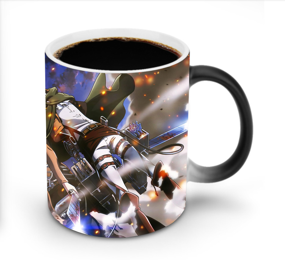 （画像用） 進撃の巨人 Attack on Titan 温度変色マグカップ