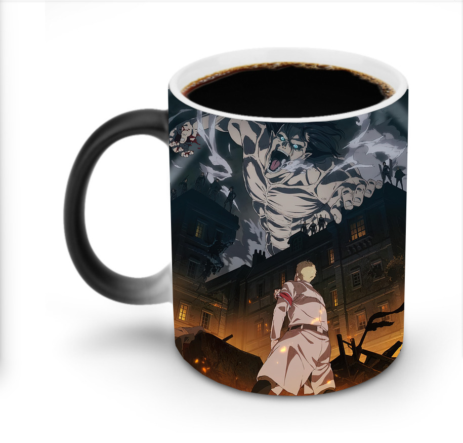 （画像用） 進撃の巨人 Attack on Titan 温度変色マグカップ