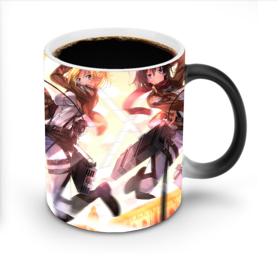 （画像用） 進撃の巨人 Attack on Titan 温度変色マグカップ
