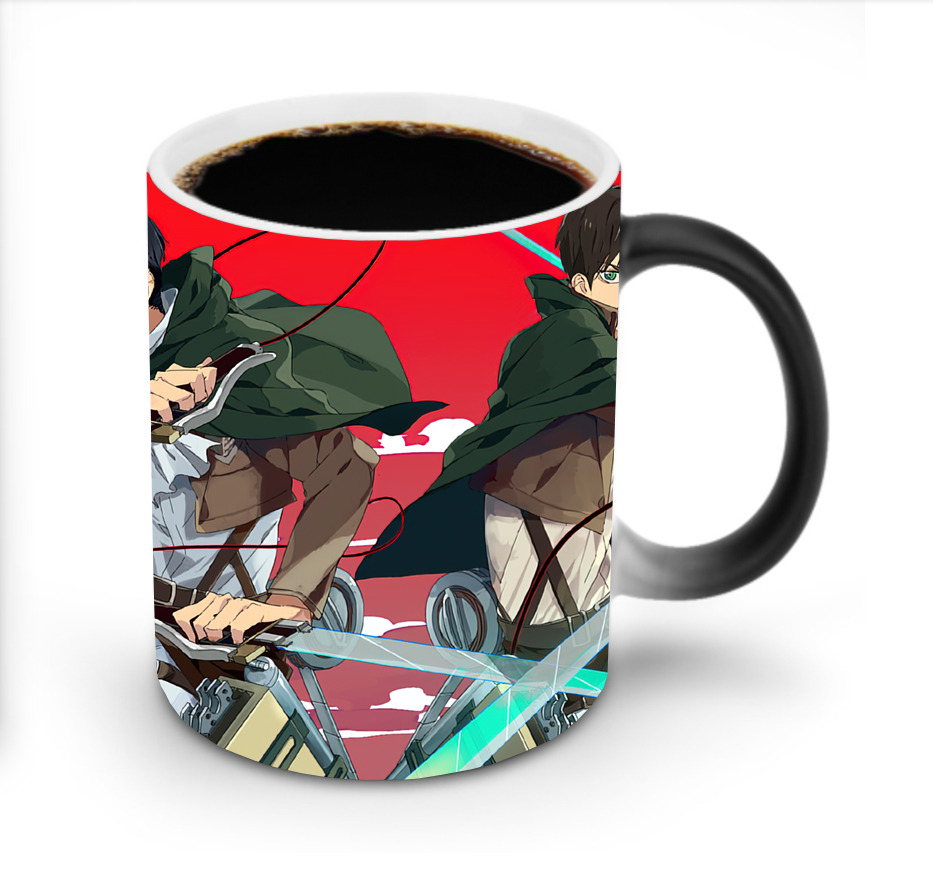（画像用） 進撃の巨人 Attack on Titan 温度変色マグカップ