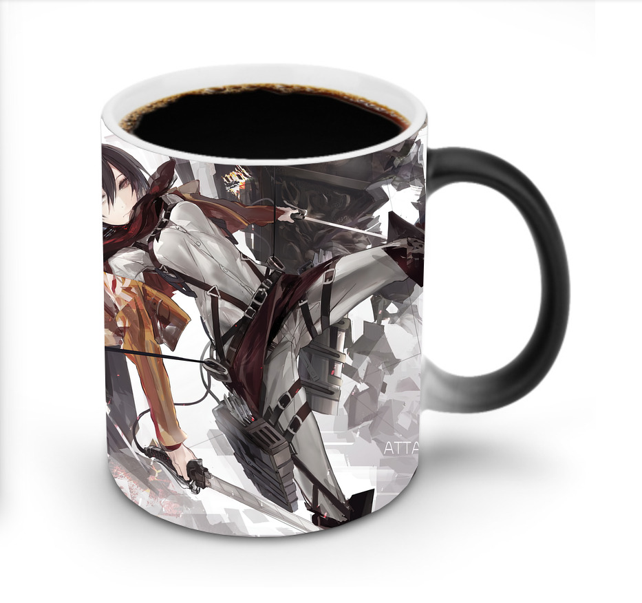 （画像用） 進撃の巨人 Attack on Titan 温度変色マグカップ