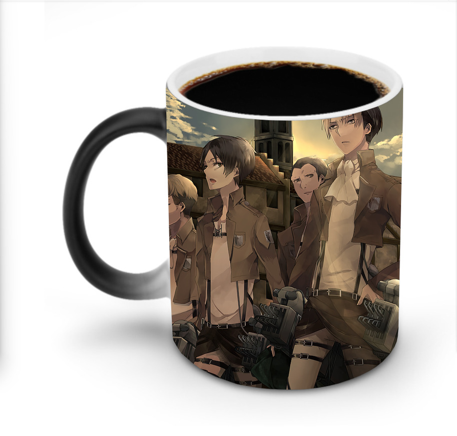 （画像用） 進撃の巨人 Attack on Titan 温度変色マグカップ