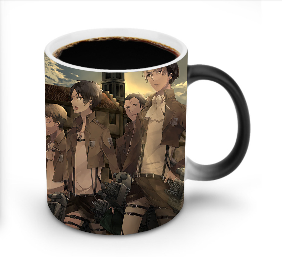 （画像用） 進撃の巨人 Attack on Titan 温度変色マグカップ