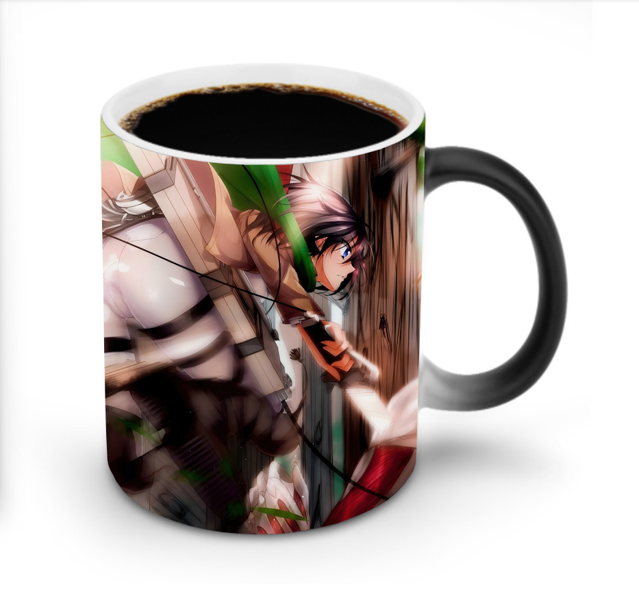 （画像用） 進撃の巨人 Attack on Titan 温度変色マグカップ