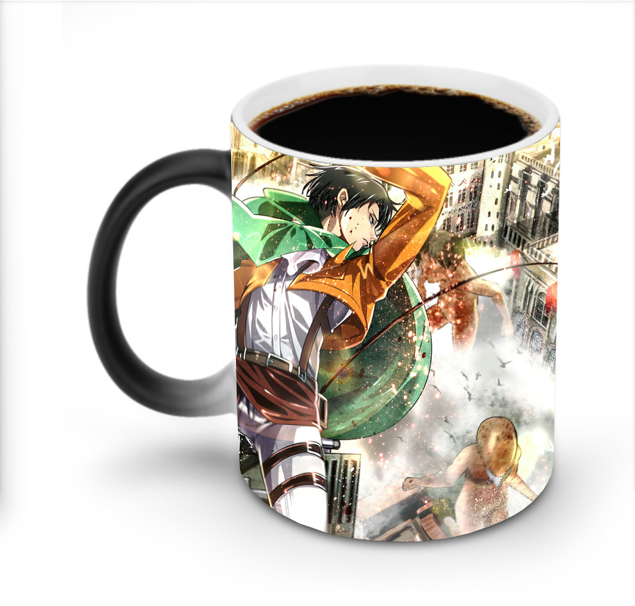 （画像用） 進撃の巨人 Attack on Titan 温度変色マグカップ