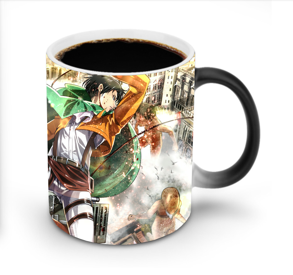 （画像用） 進撃の巨人 Attack on Titan 温度変色マグカップ