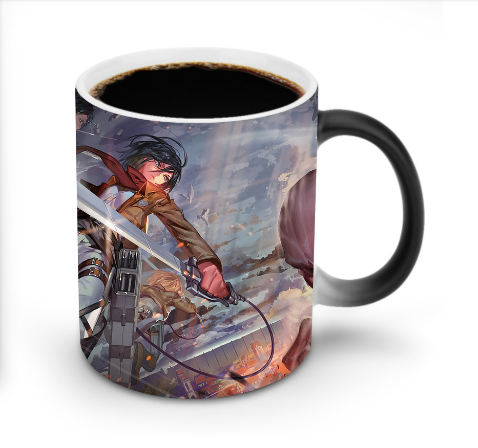 （画像用） 進撃の巨人 Attack on Titan 温度変色マグカップ