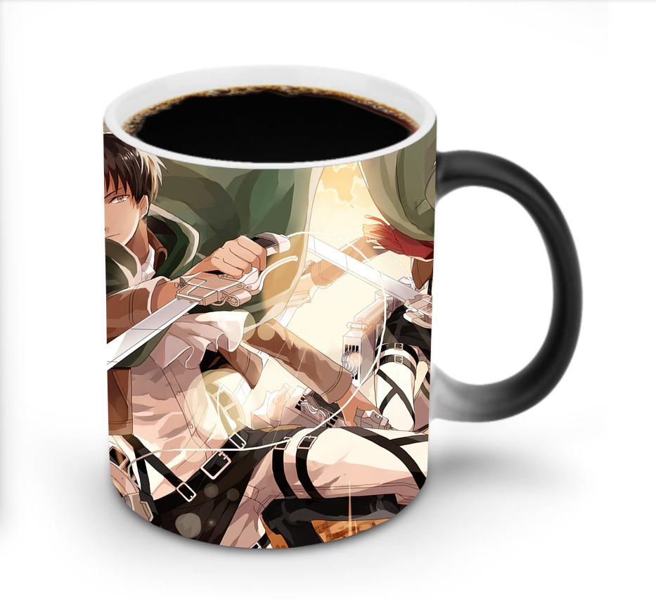 （画像用） 進撃の巨人 Attack on Titan 温度変色マグカップ