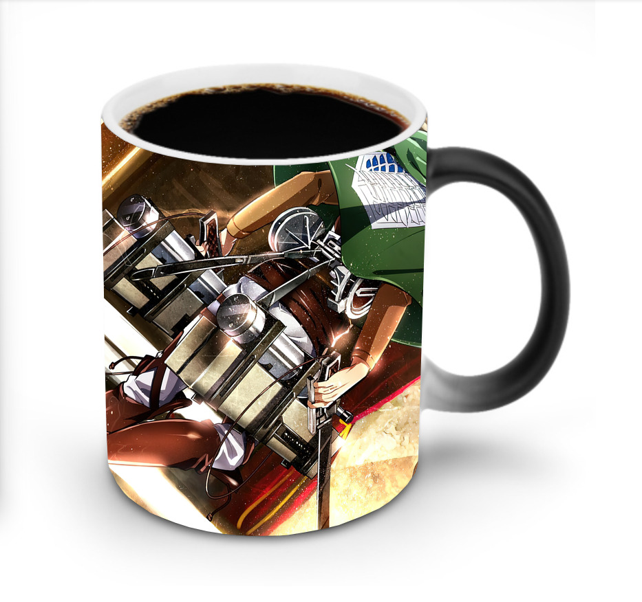 （画像用） 進撃の巨人 Attack on Titan 温度変色マグカップ