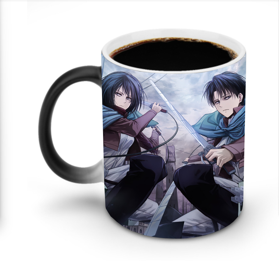 （画像用） 進撃の巨人 Attack on Titan 温度変色マグカップ