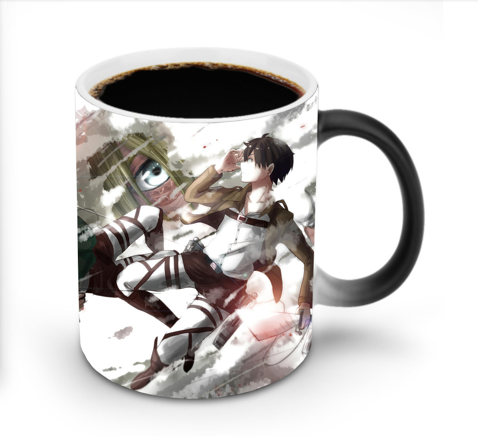 （画像用） 進撃の巨人 Attack on Titan 温度変色マグカップ