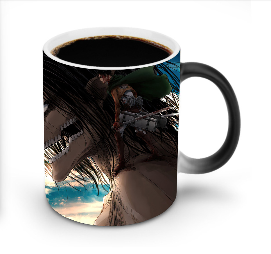 （画像用） 進撃の巨人 Attack on Titan 温度変色マグカップ