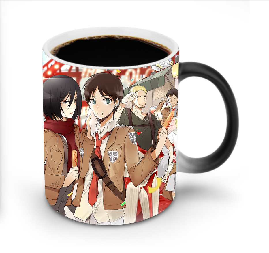 （画像用） 進撃の巨人 Attack on Titan 温度変色マグカップ