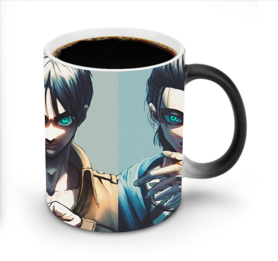 （画像用） 進撃の巨人 Attack on Titan 温度変色マグカップ