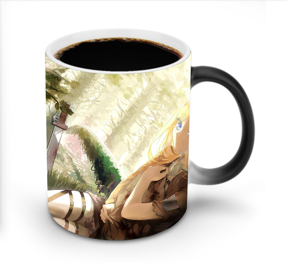 （画像用） 進撃の巨人 Attack on Titan 温度変色マグカップ