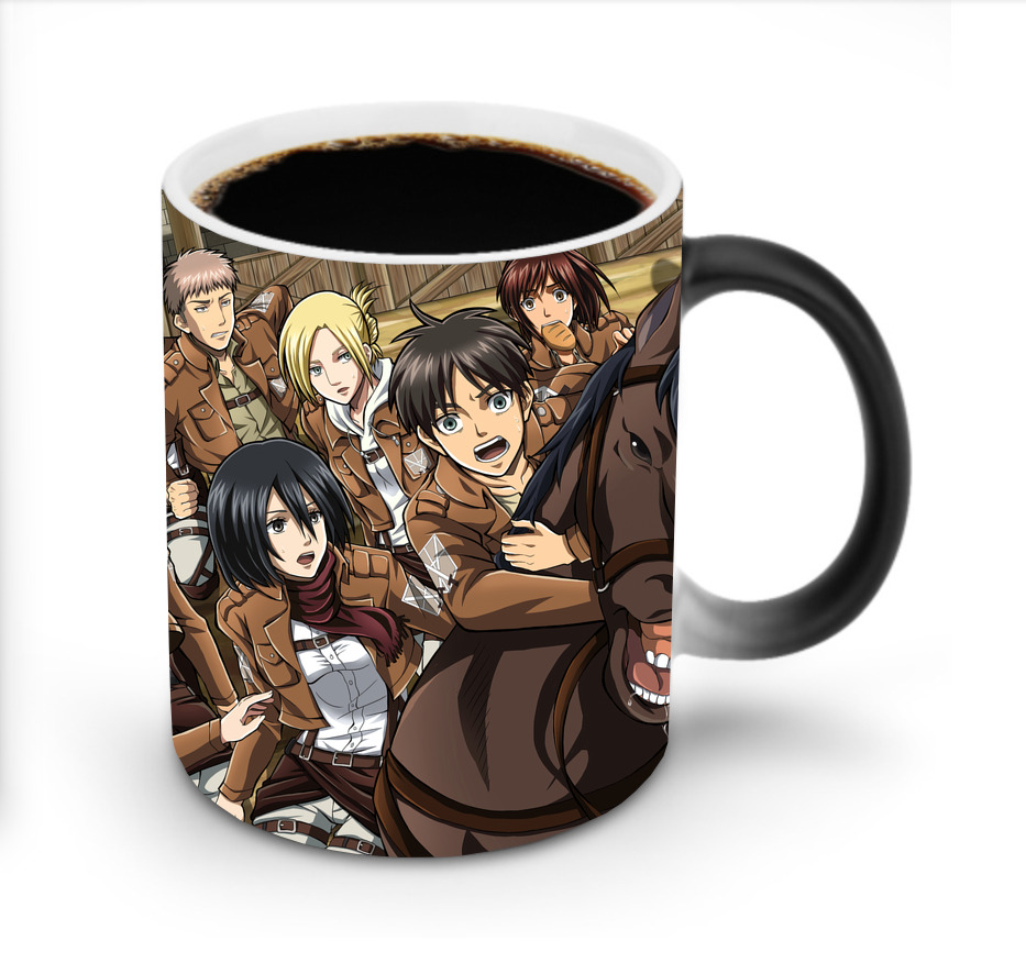 （画像用） 進撃の巨人 Attack on Titan 温度変色マグカップ