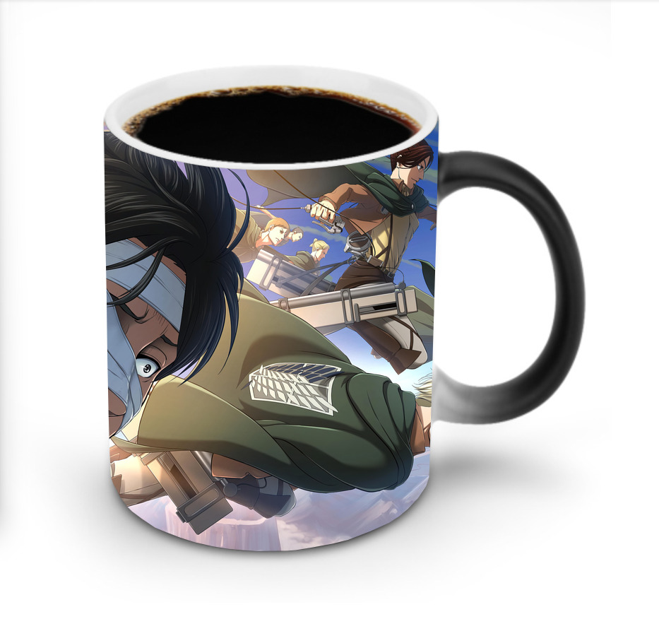 （画像用） 進撃の巨人 Attack on Titan 温度変色マグカップ