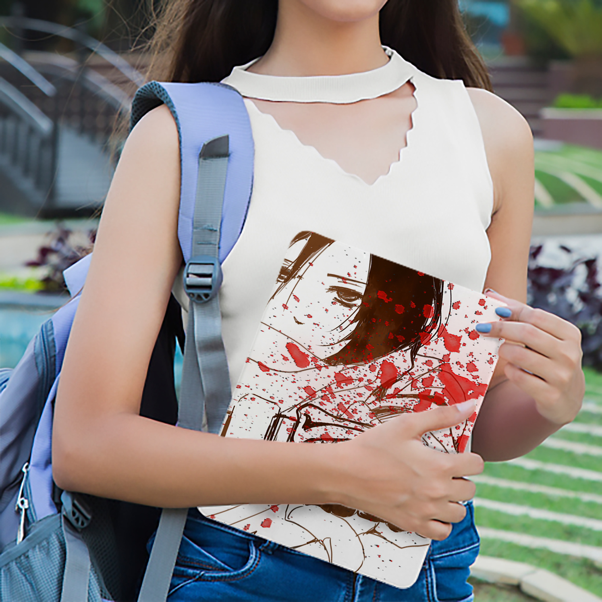 進撃の巨人 Attack on Titan IPad ケース ブック型 PUレザー TPU 耐衝撃 軽量 薄型 ペン収納なし 全面保護 IPad 各モデル対応