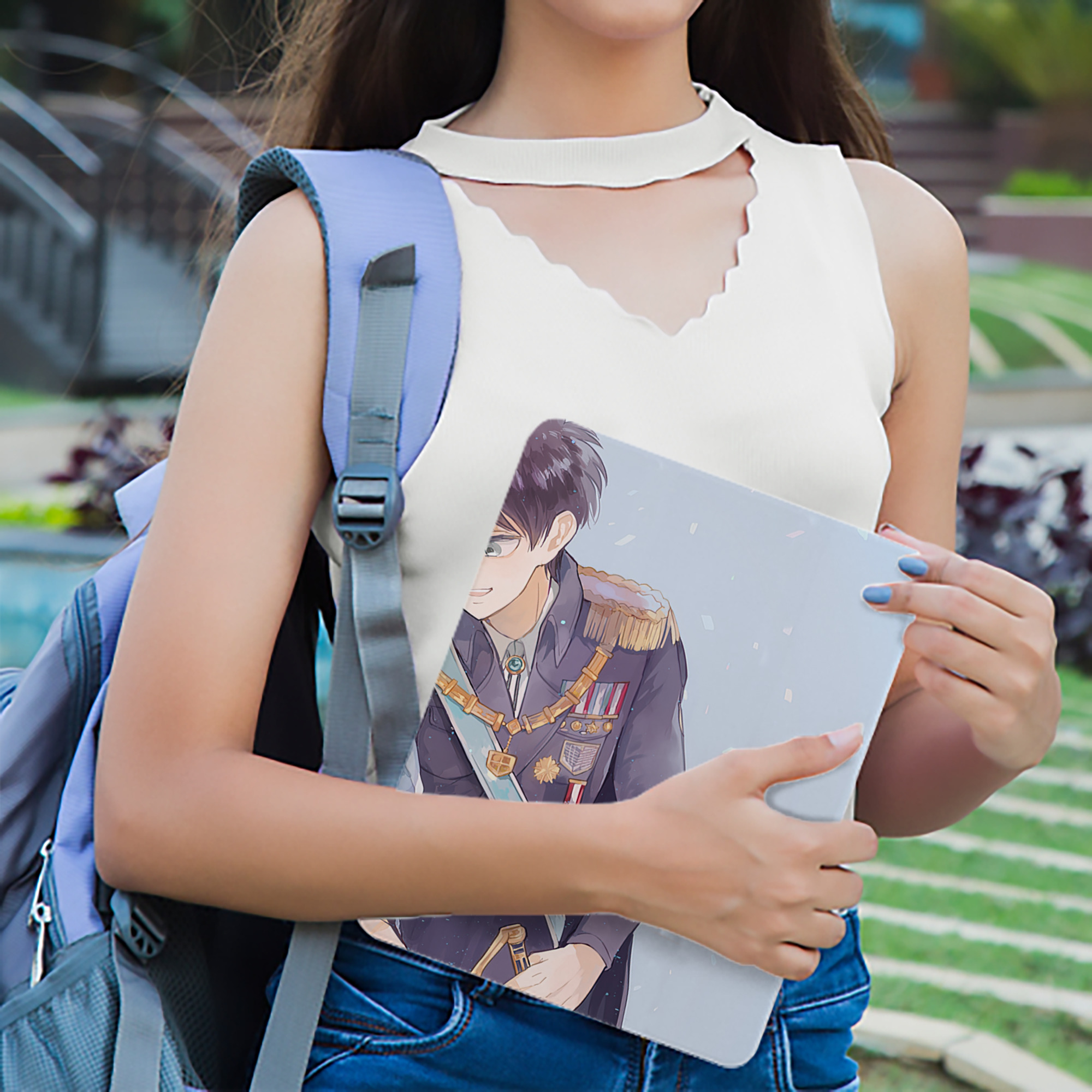 進撃の巨人 Attack on Titan IPad ケース ブック型 PUレザー TPU 耐衝撃 軽量 薄型 ペン収納なし 全面保護 IPad 各モデル対応