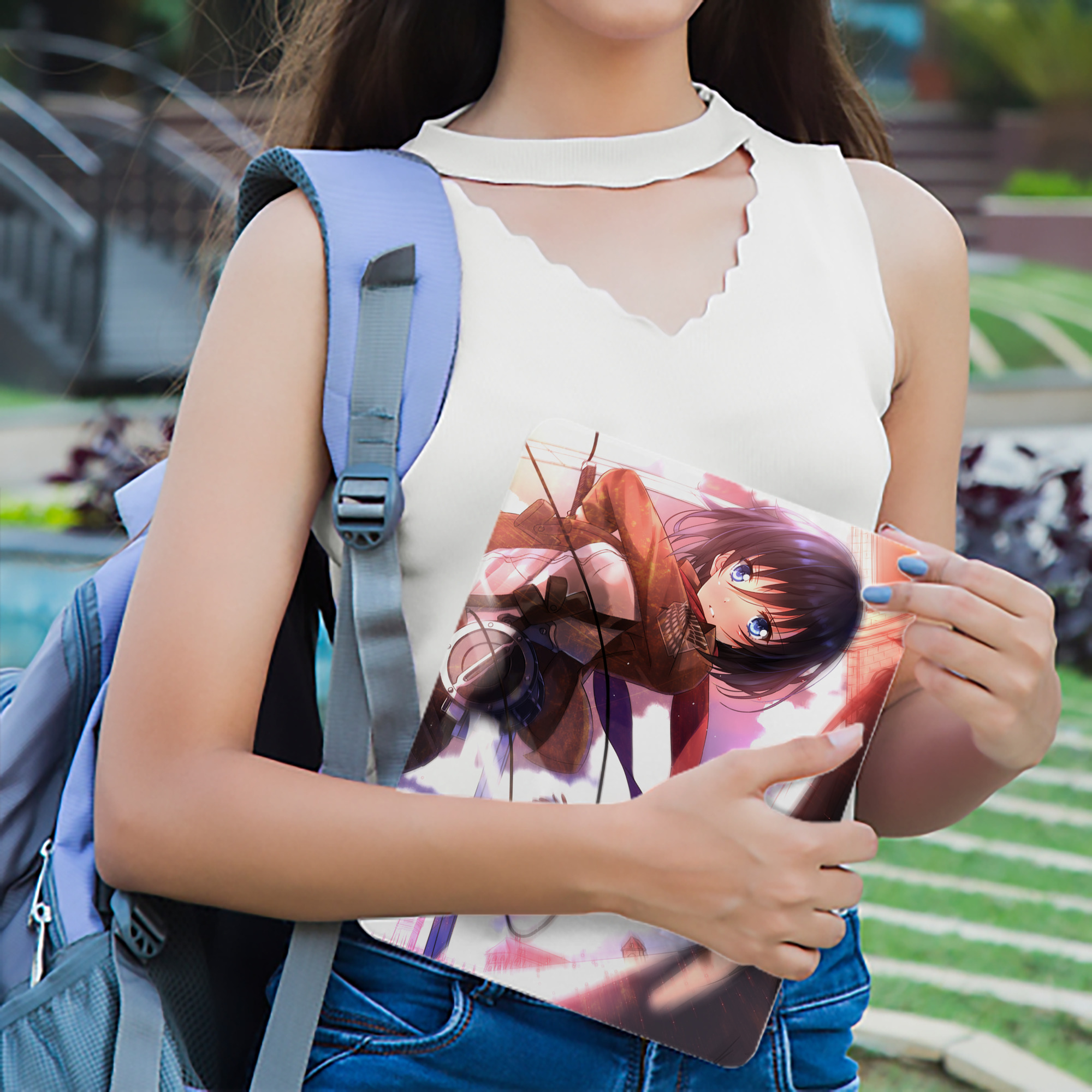進撃の巨人 Attack on Titan IPad ケース ブック型 PUレザー TPU 耐衝撃 軽量 薄型 ペン収納なし 全面保護 IPad 各モデル対応