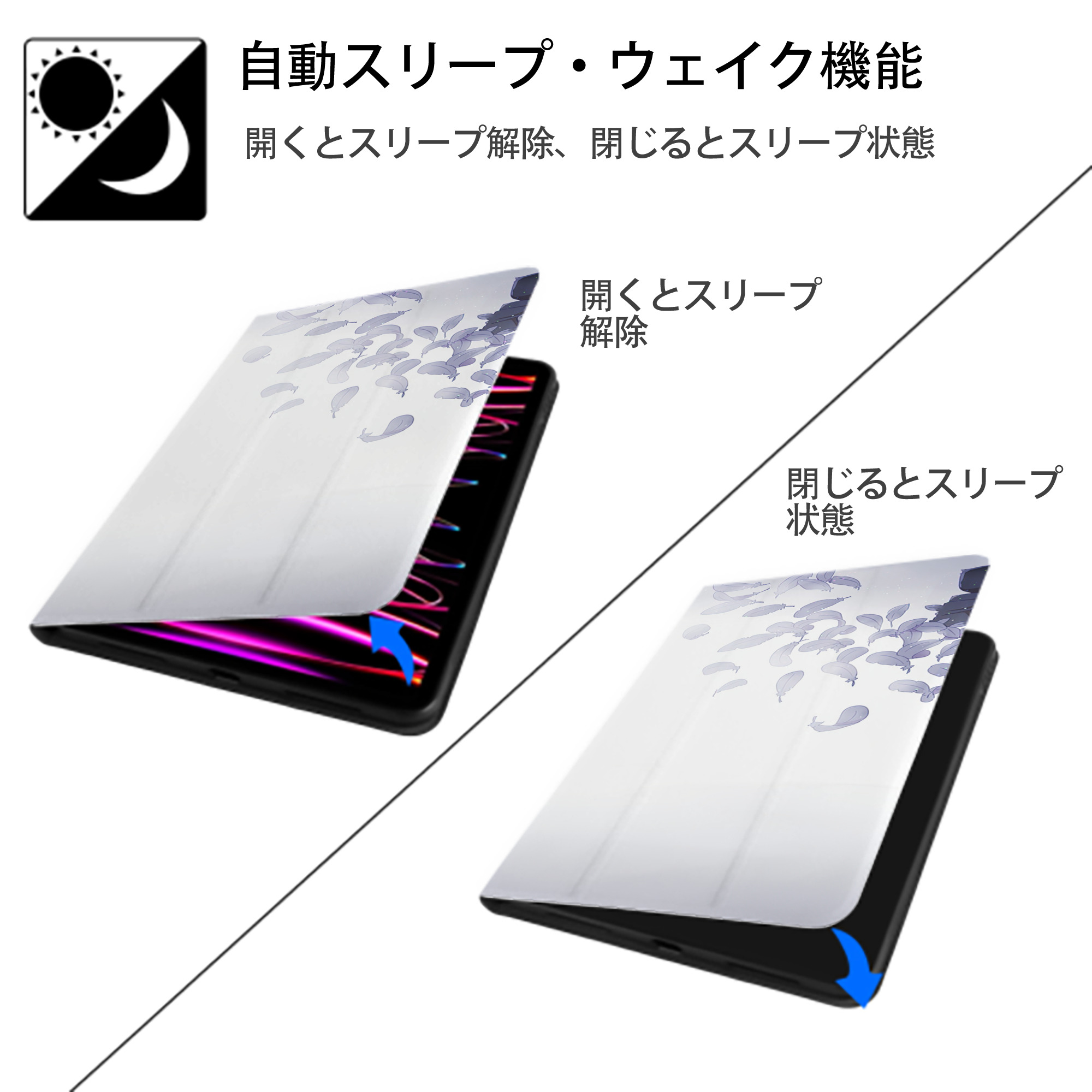 進撃の巨人 Attack on Titan IPad ケース ブック型 PUレザー TPU 耐衝撃 軽量 薄型 ペン収納なし 全面保護 IPad 各モデル対応