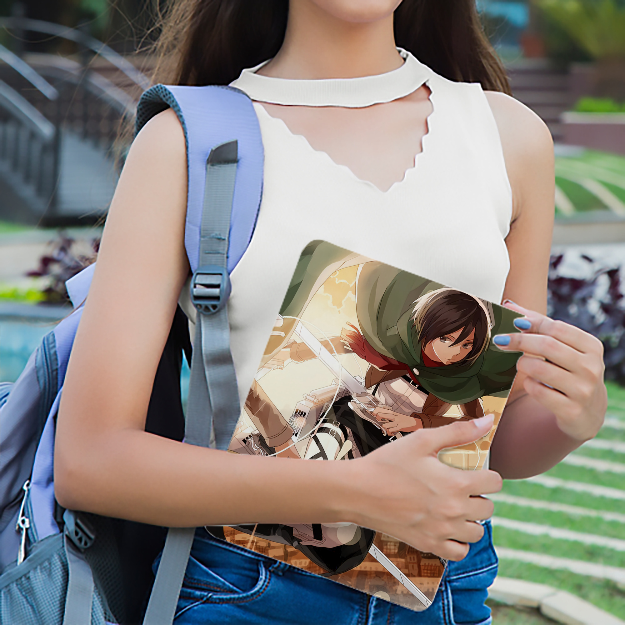 進撃の巨人 Attack on Titan IPad ケース ブック型 PUレザー TPU 耐衝撃 軽量 薄型 ペン収納なし 全面保護 IPad 各モデル対応