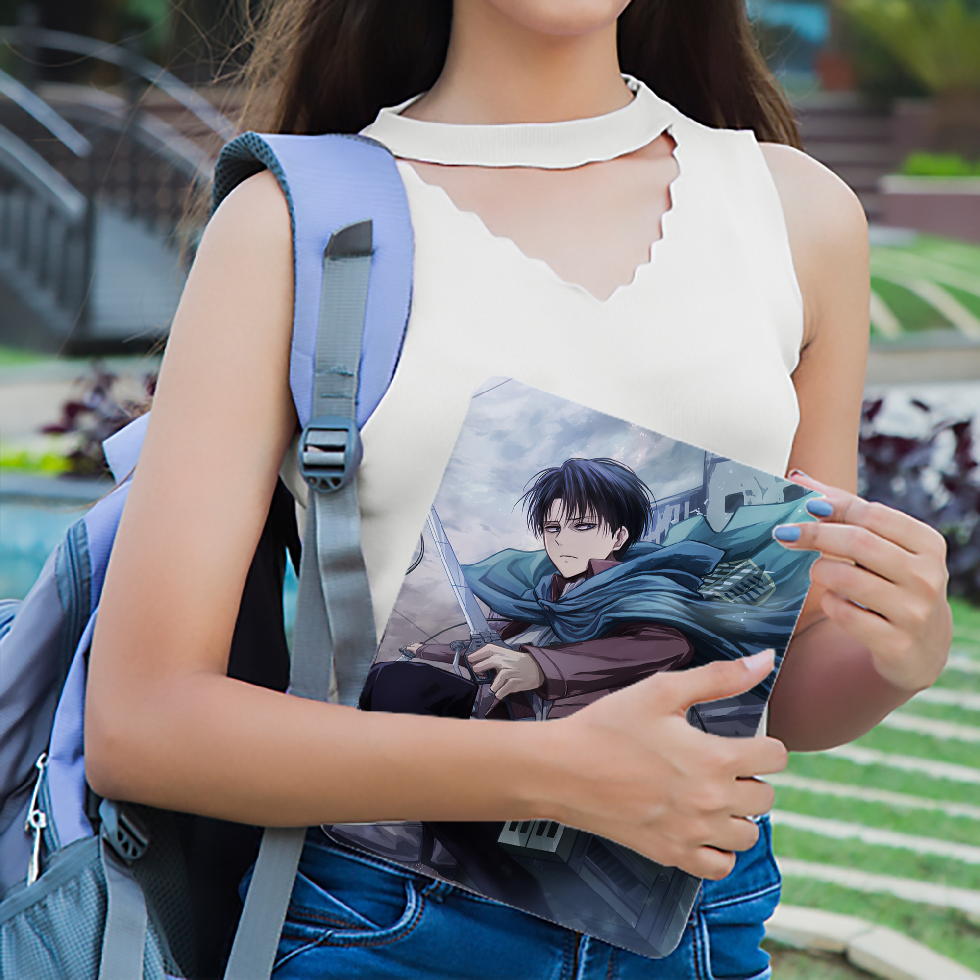 進撃の巨人 Attack on Titan IPad ケース ブック型 PUレザー TPU 耐衝撃 軽量 薄型 ペン収納なし 全面保護 IPad 各モデル対応