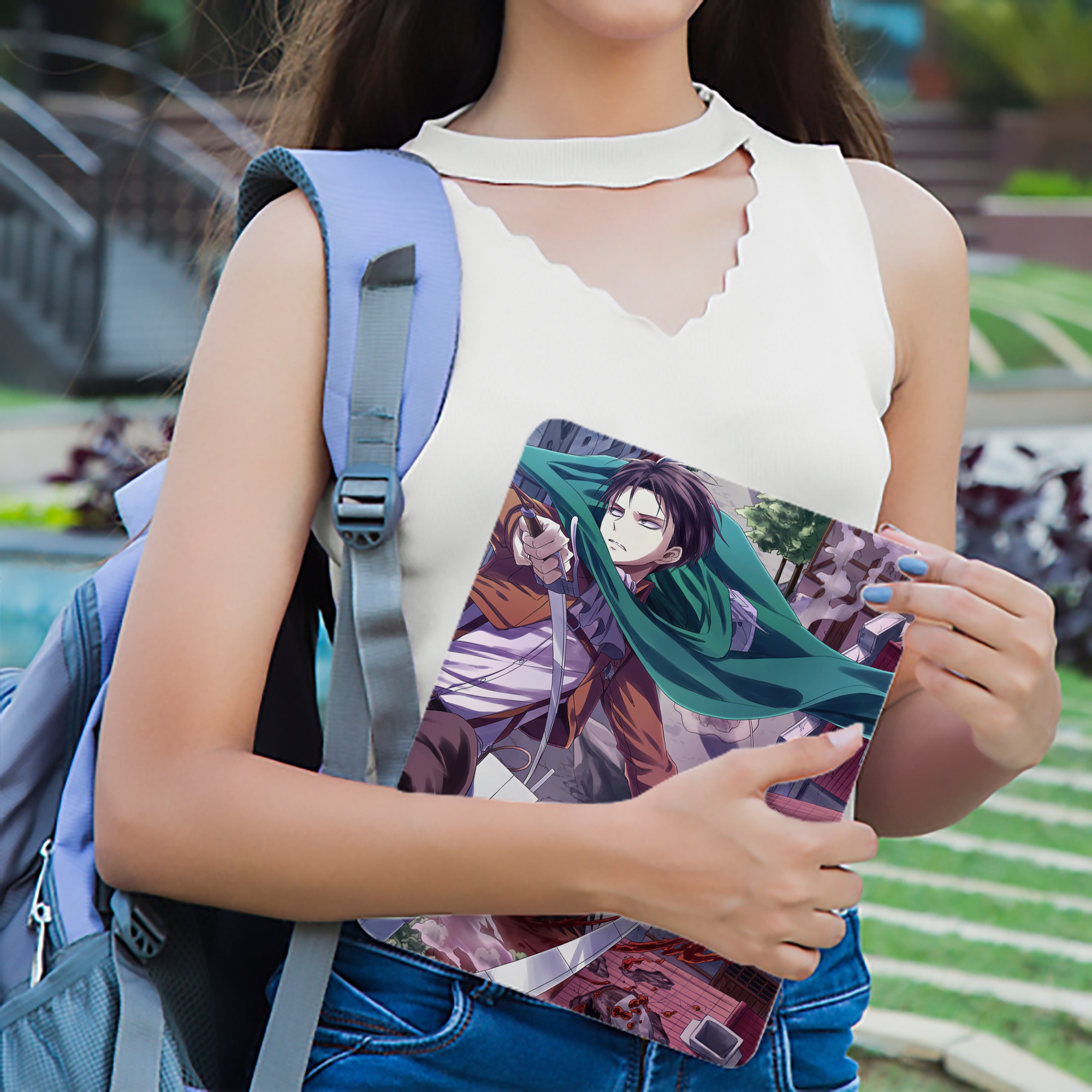 進撃の巨人 Attack on Titan IPad ケース ブック型 PUレザー TPU 耐衝撃 軽量 薄型 ペン収納なし 全面保護 IPad 各モデル対応