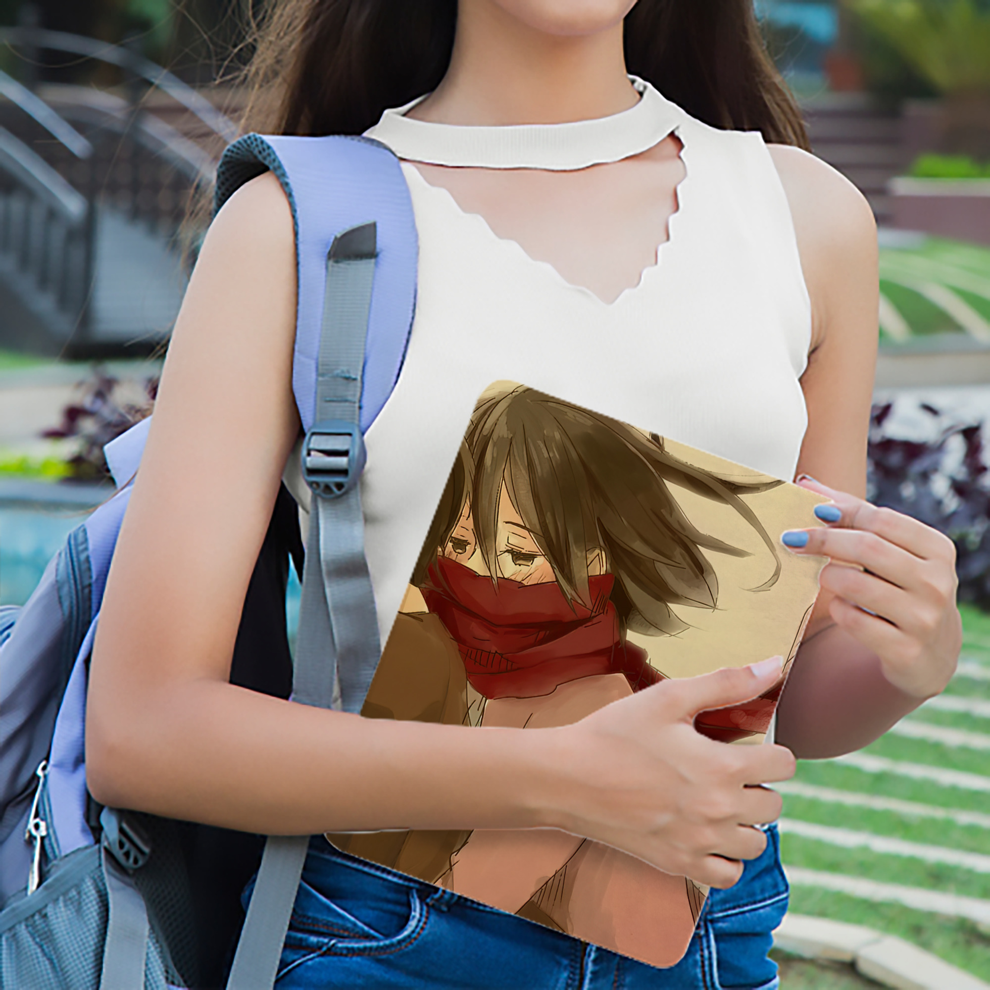 進撃の巨人 Attack on Titan IPadケース ペンホルダー付き ブックスタイルデザイン