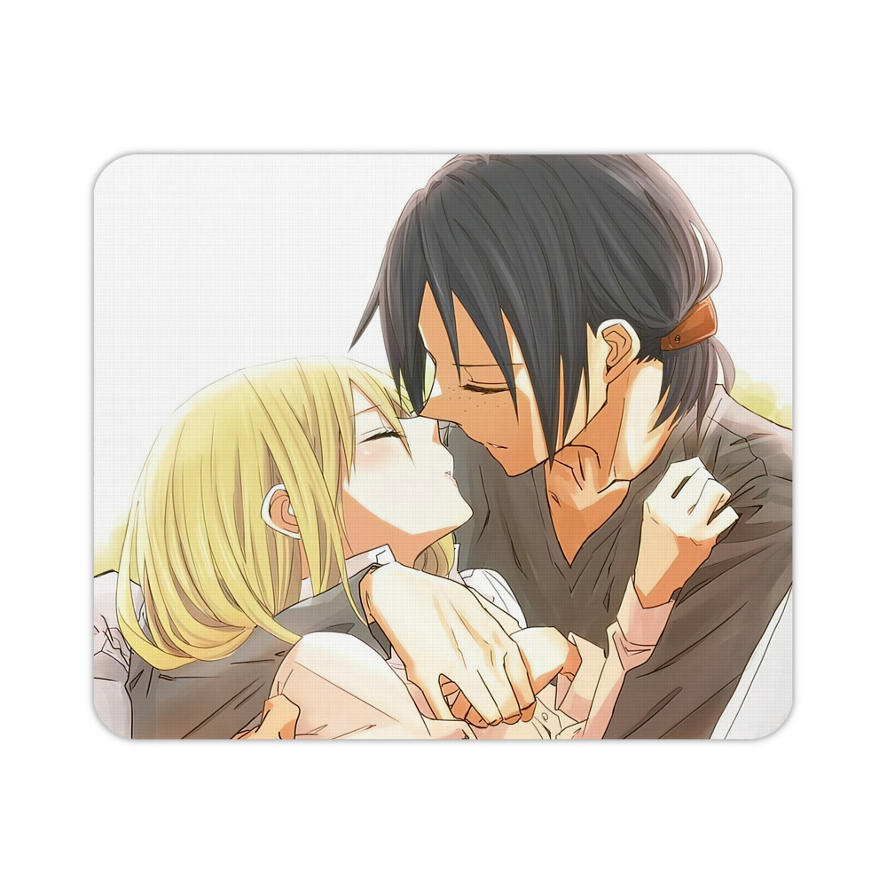 （画像用） 進撃の巨人 Attack on Titan マウスパッド ステッチ加工 ラバー素材 防水 滑り止め 超薄型 ゲーミング/オフィス対応