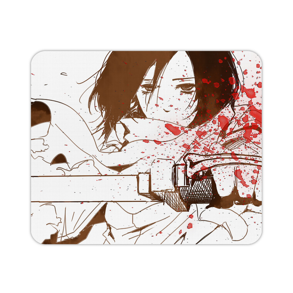 （画像用） 進撃の巨人 Attack on Titan マウスパッド ステッチ加工 ラバー素材 防水 滑り止め 超薄型 ゲーミング/オフィス対応