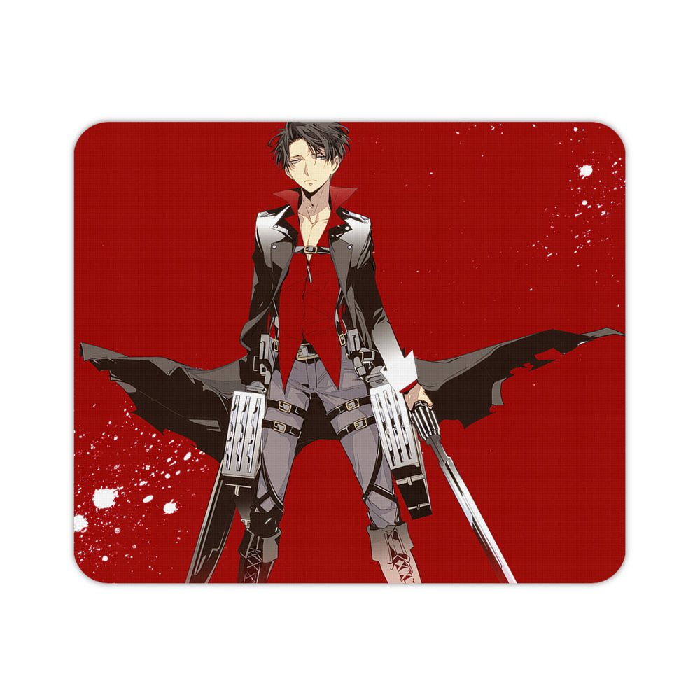（画像用） 進撃の巨人 Attack on Titan マウスパッド ステッチ加工 ラバー素材 防水 滑り止め 超薄型 ゲーミング/オフィス対応