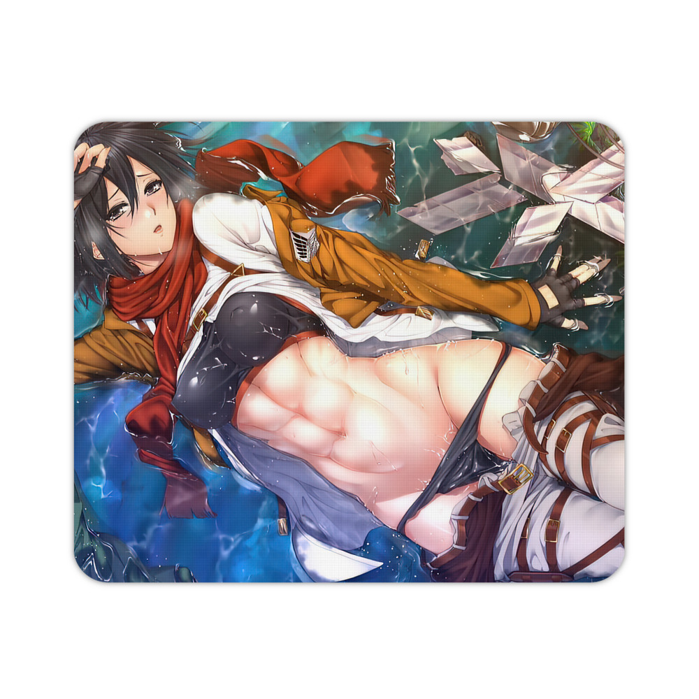 （画像用） 進撃の巨人 Attack on Titan マウスパッド ステッチ加工 ラバー素材 防水 滑り止め 超薄型 ゲーミング/オフィス対応