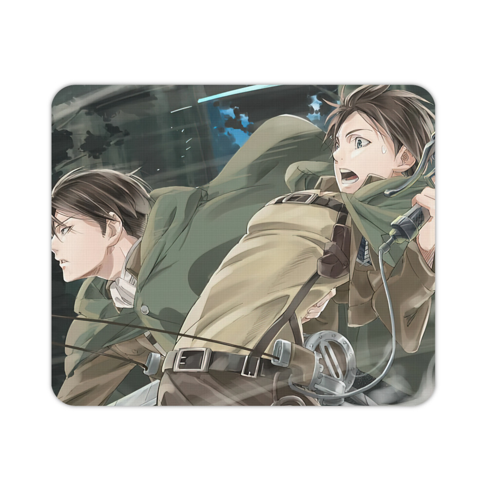 （画像用） 進撃の巨人 Attack on Titan マウスパッド ステッチ加工 ラバー素材 防水 滑り止め 超薄型 ゲーミング/オフィス対応
