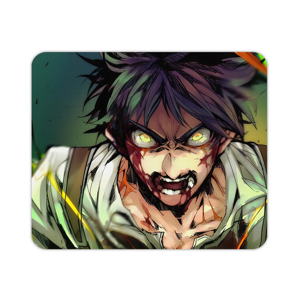 （画像用） 進撃の巨人 Attack on Titan マウスパッド ステッチ加工 ラバー素材 防水 滑り止め 超薄型 ゲーミング/オフィス対応