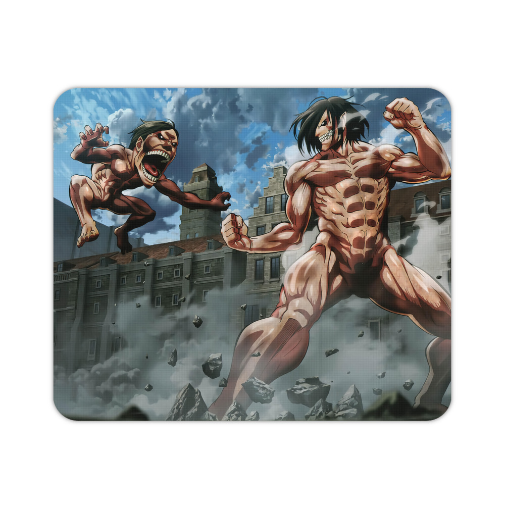 （画像用） 進撃の巨人 Attack on Titan マウスパッド ステッチ加工 ラバー素材 防水 滑り止め 超薄型 ゲーミング/オフィス対応