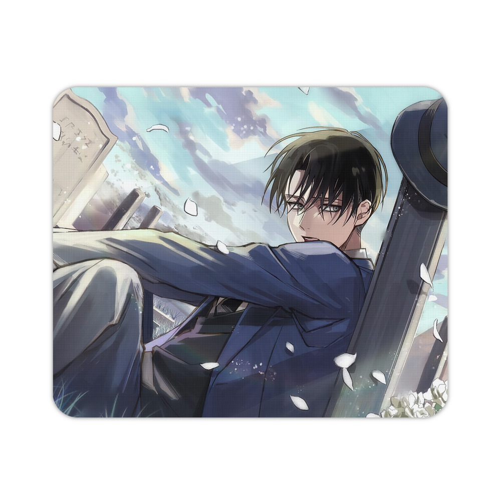 （画像用） 進撃の巨人 Attack on Titan マウスパッド ステッチ加工 ラバー素材 防水 滑り止め 超薄型 ゲーミング/オフィス対応