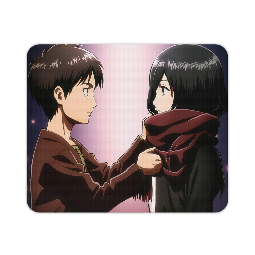 （画像用） 進撃の巨人 Attack on Titan マウスパッド ステッチ加工 ラバー素材 防水 滑り止め 超薄型 ゲーミング/オフィス対応