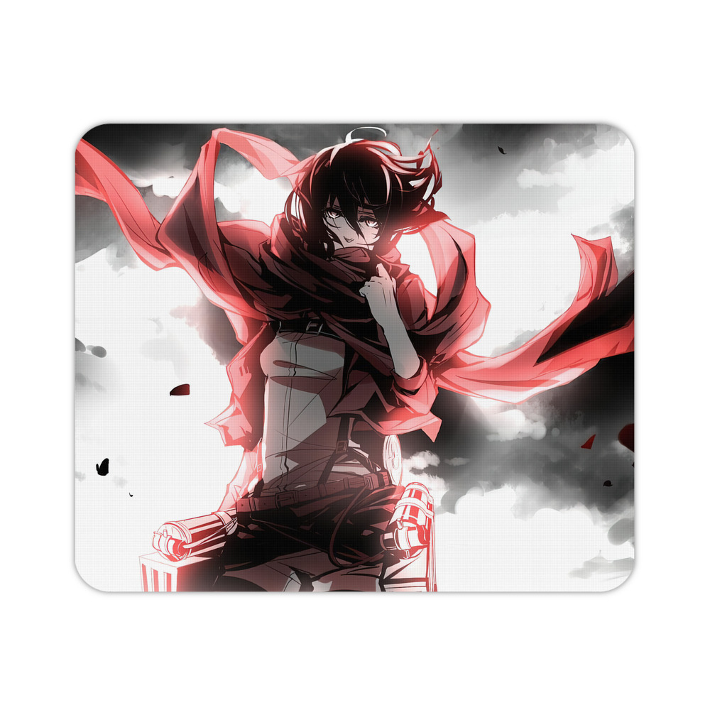 （画像用） 進撃の巨人 Attack on Titan マウスパッド ステッチ加工 ラバー素材 防水 滑り止め 超薄型 ゲーミング/オフィス対応
