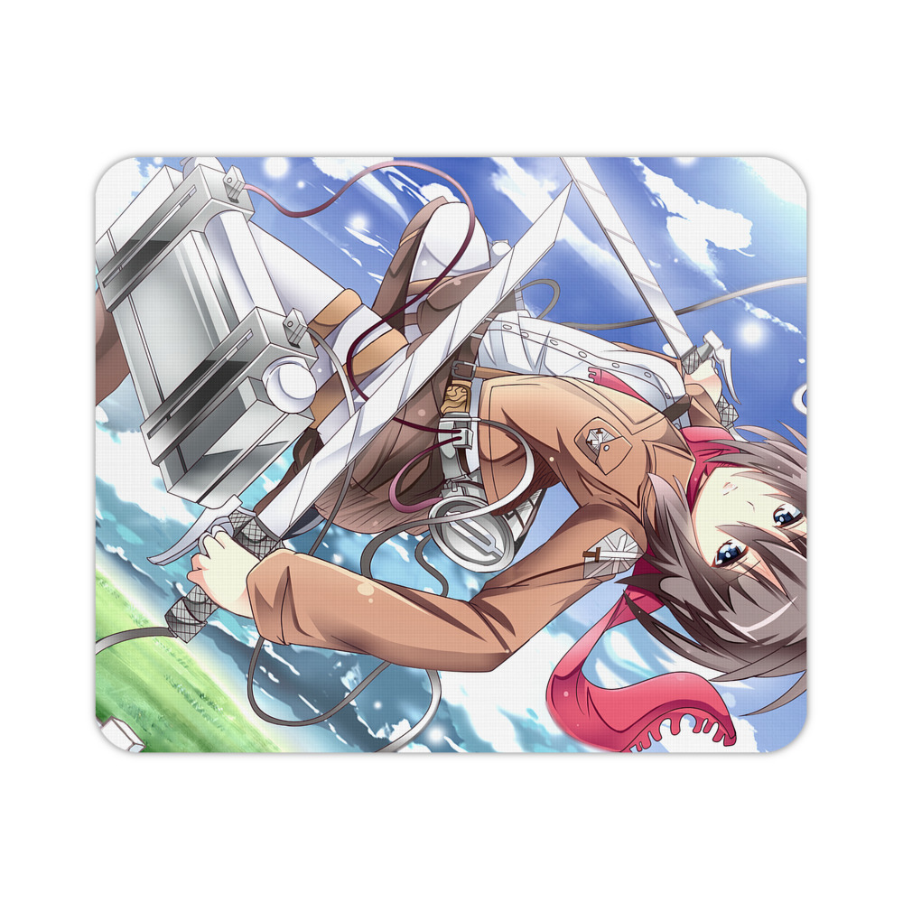 （画像用） 進撃の巨人 Attack on Titan マウスパッド ステッチ加工 ラバー素材 防水 滑り止め 超薄型 ゲーミング/オフィス対応