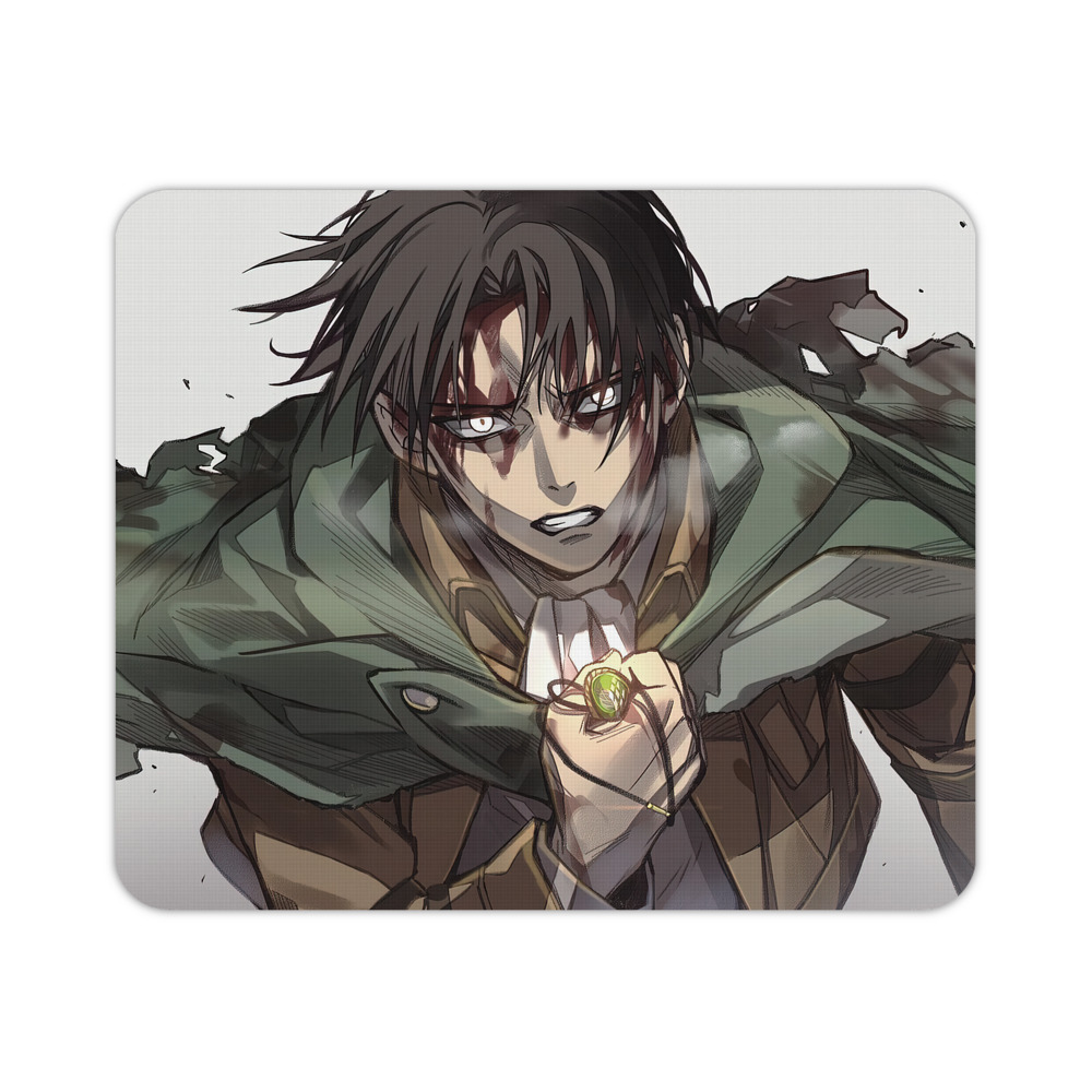 （画像用） 進撃の巨人 Attack on Titan マウスパッド ステッチ加工 ラバー素材 防水 滑り止め 超薄型 ゲーミング/オフィス対応