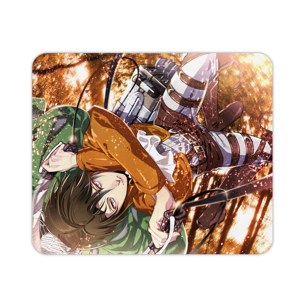 （画像用） 進撃の巨人 Attack on Titan マウスパッド ステッチ加工 ラバー素材 防水 滑り止め 超薄型 ゲーミング/オフィス対応