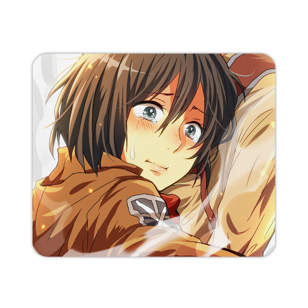 （画像用） 進撃の巨人 Attack on Titan マウスパッド ステッチ加工 ラバー素材 防水 滑り止め 超薄型 ゲーミング/オフィス対応