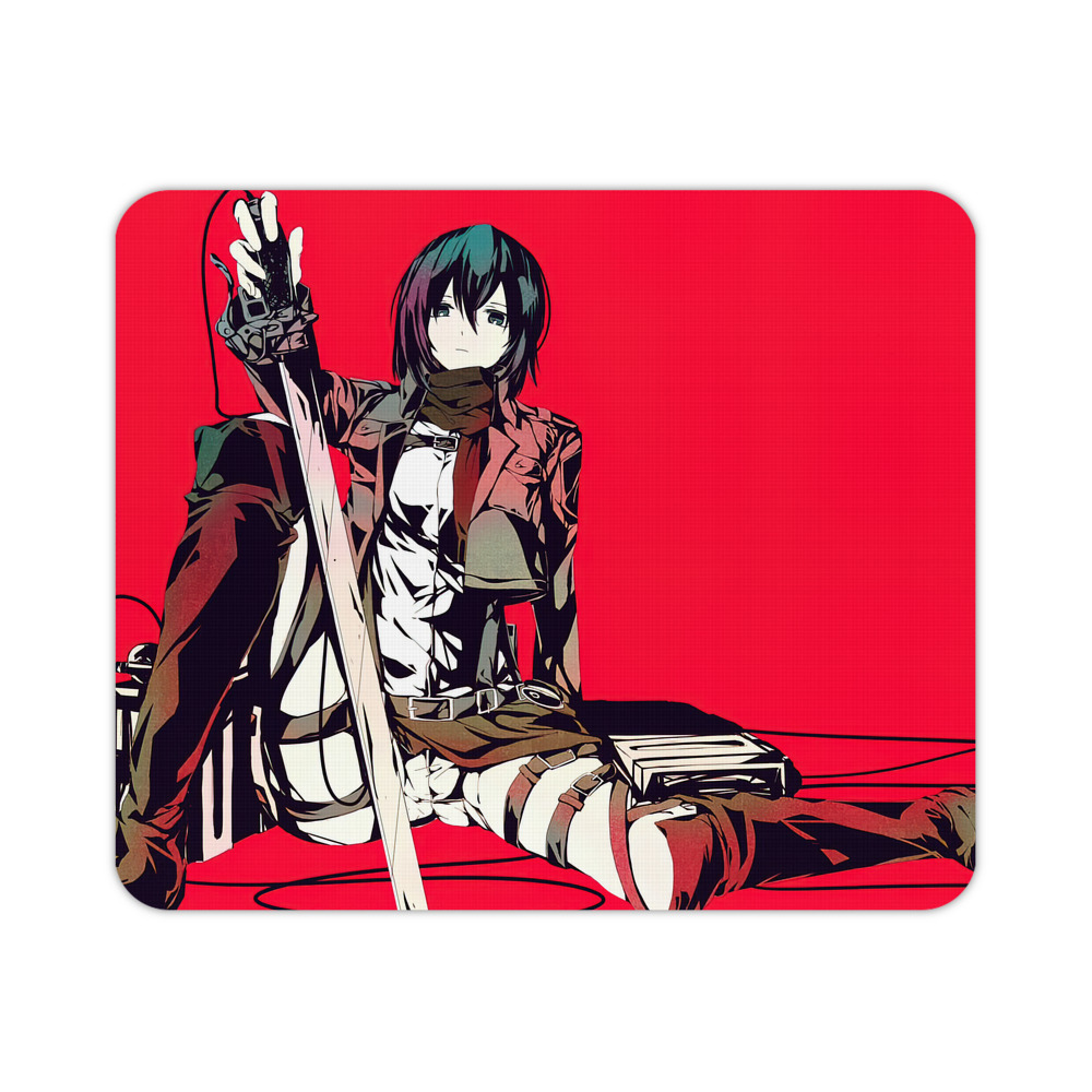 （画像用） 進撃の巨人 Attack on Titan マウスパッド ステッチ加工 ラバー素材 防水 滑り止め 超薄型 ゲーミング/オフィス対応