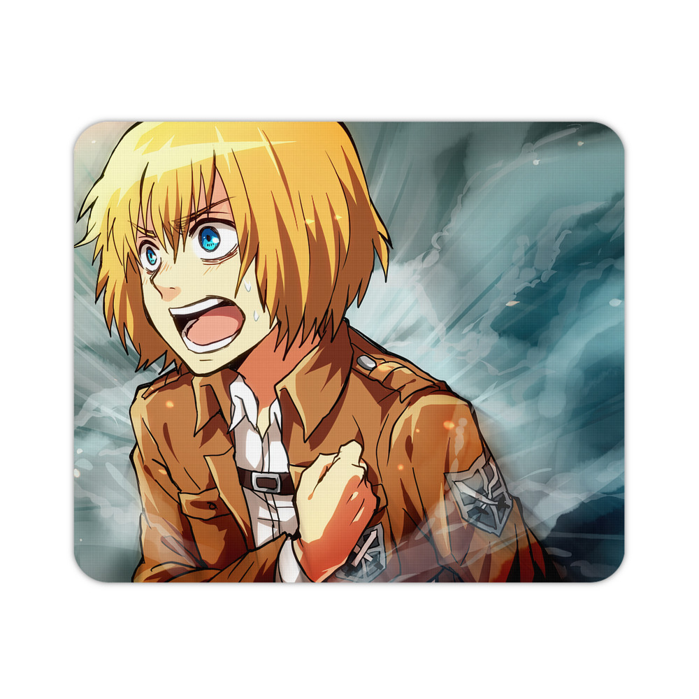 （画像用） 進撃の巨人 Attack on Titan マウスパッド ステッチ加工 ラバー素材 防水 滑り止め 超薄型 ゲーミング/オフィス対応