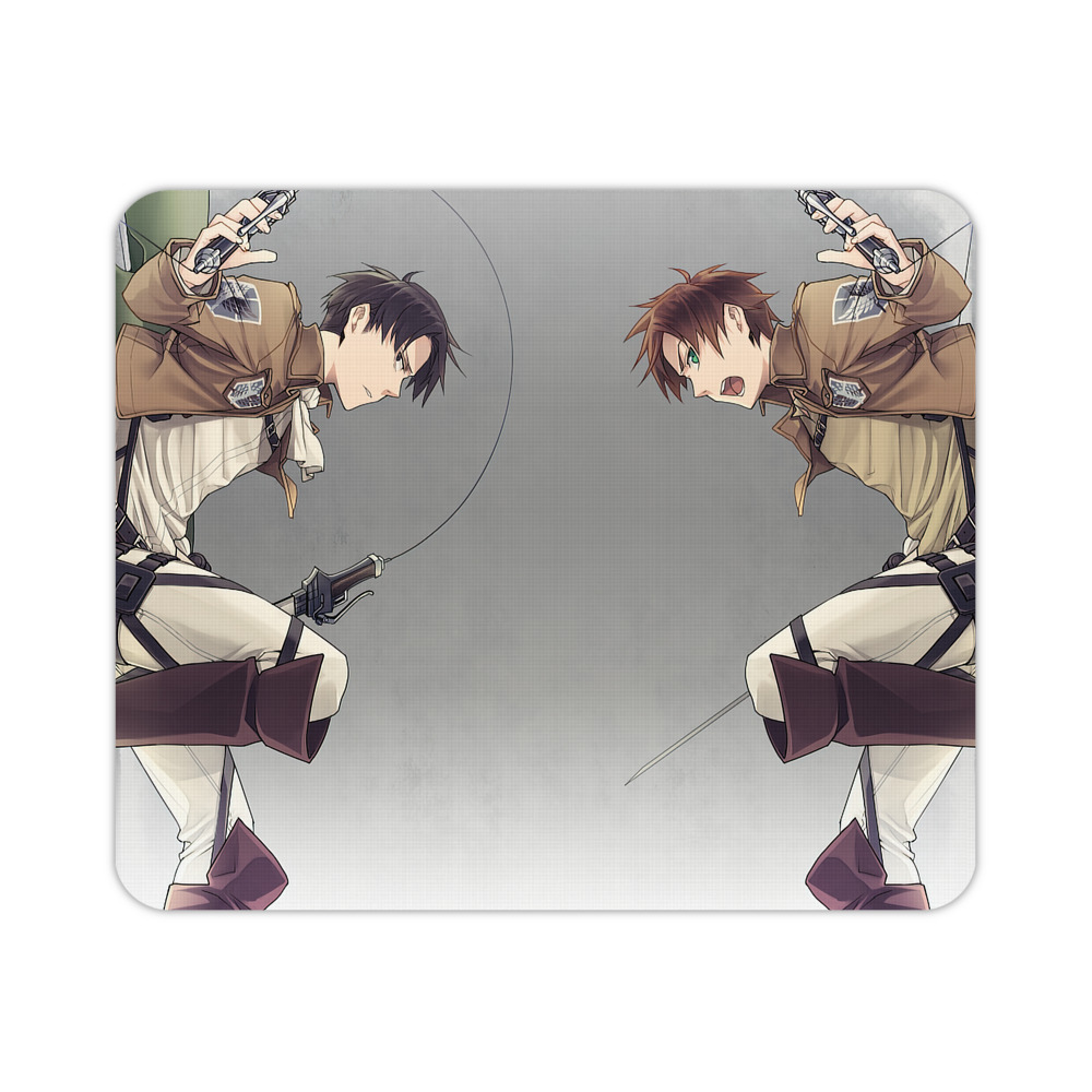 （画像用） 進撃の巨人 Attack on Titan マウスパッド ステッチ加工 ラバー素材 防水 滑り止め 超薄型 ゲーミング/オフィス対応