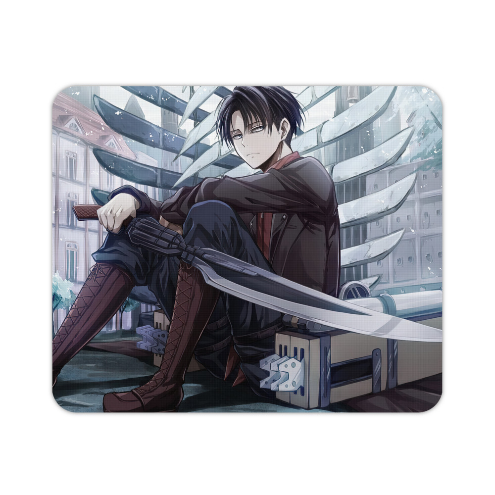 （画像用） 進撃の巨人 Attack on Titan マウスパッド ステッチ加工 ラバー素材 防水 滑り止め 超薄型 ゲーミング/オフィス対応